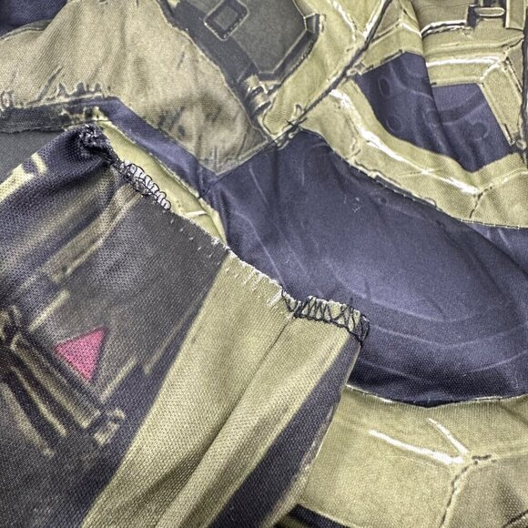 Halo Master Chief Halloween Costume 2 Piece Jumpsuit Mask Boy Medium (8-10) - Picture 6 of 9